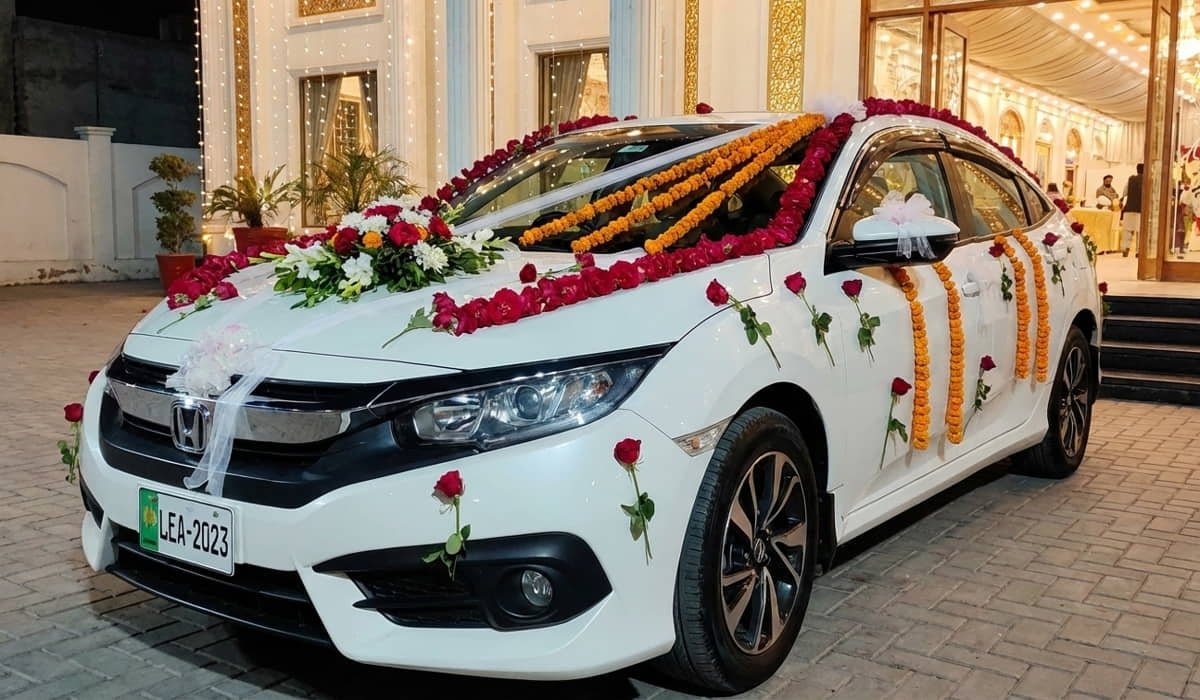 car rental for wedding events in Islamabad